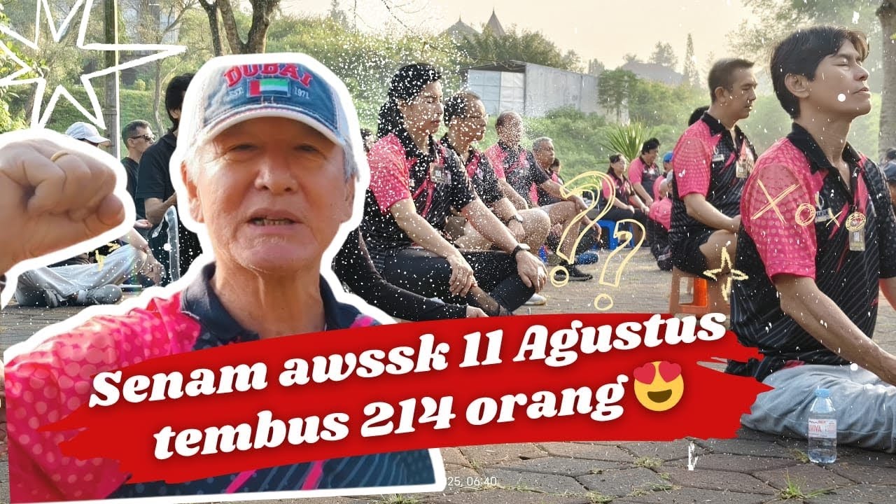 Senam AWSSK 11 Agustus tembus 214 peserta