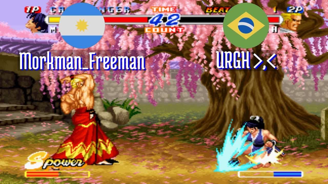 FT5 @rbff2h: Morkman_Freeman (AR) vs URGH  ,  (BR) [Real Bout Fatal Fury 2 rbff2 Fightcade] Oct 20