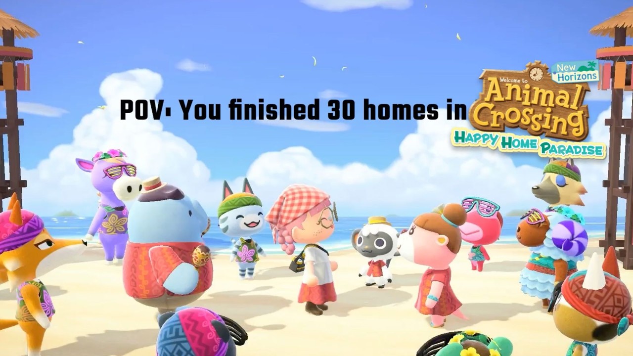 POV: You finished 30 homes in HHP | ACNH | AC: Happy Home Paradise