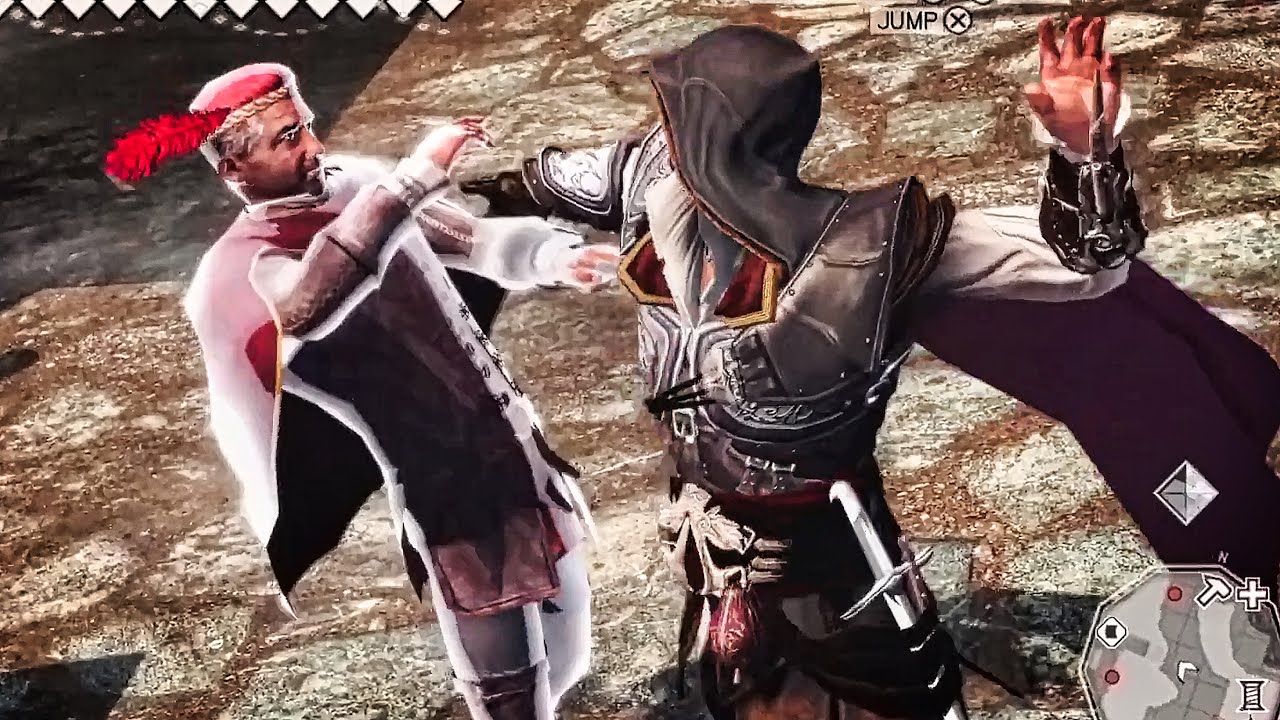 Assassin's Creed 2 Remastered: Florentine Assassin Ezio Expert Combat & Free Roam