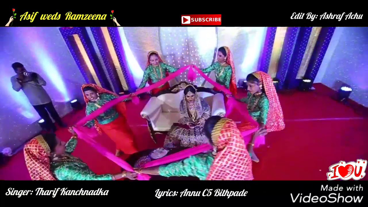 New Beary Wedding Song 2018.Asif weds Ramzeena.Singer Tharif Kanchnadka.Lyrics Annu C5.Edit Ashraf
