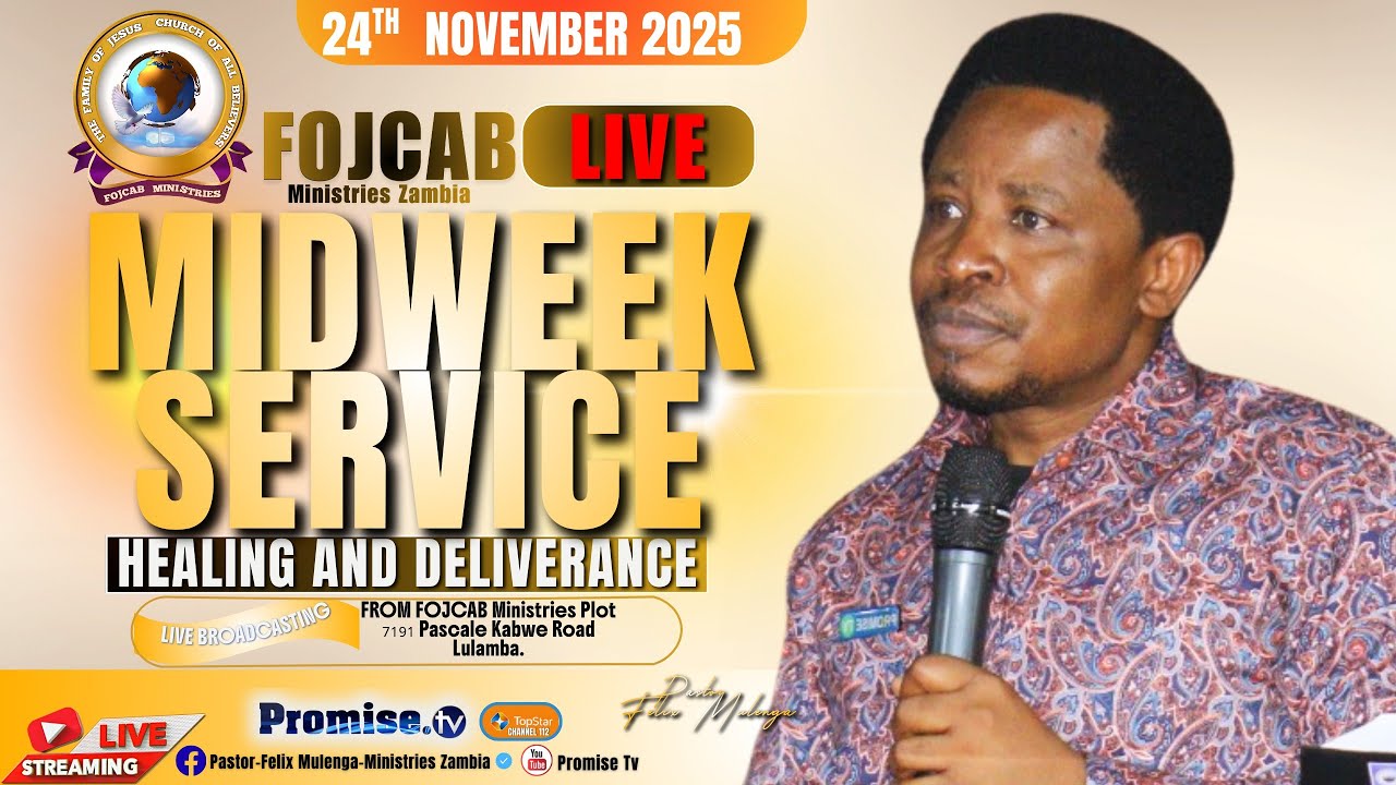 ‎REMAIN IN JESUS CHRIST | FOJCAB MID WEEK SERVICE | PASTOR FELIX MULENGA | 24/12/2025.