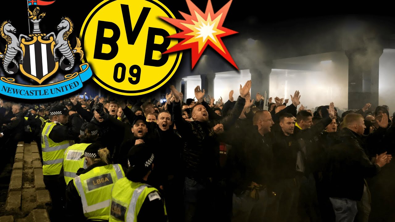 Besoffene Engländer gegen motivierte Borussen! (Newcastle - Dortmund)