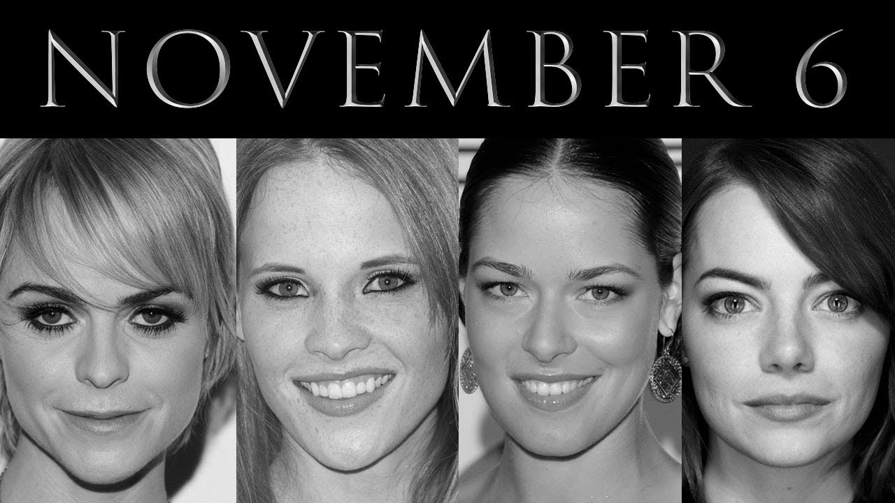 November 6 Famous Women BirthDays Celebrities