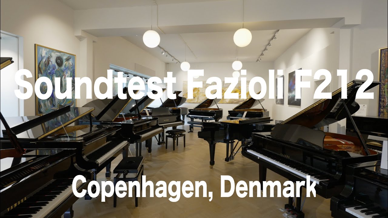 Soundtest Fazioli F-212 (2021) - Copenhagen - Melker Stendahl