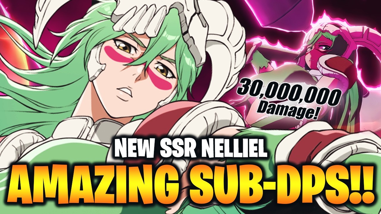 SHE IS CRAZY GOOD! NEW SSR NELLIEL IS AMAZING IN BLEACH: SOUL RESONANCE! (Nelliel Gameplay!)