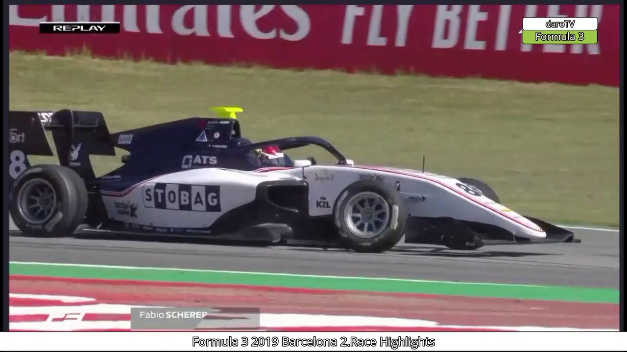 F3 Barcelona 2.Race Highlights