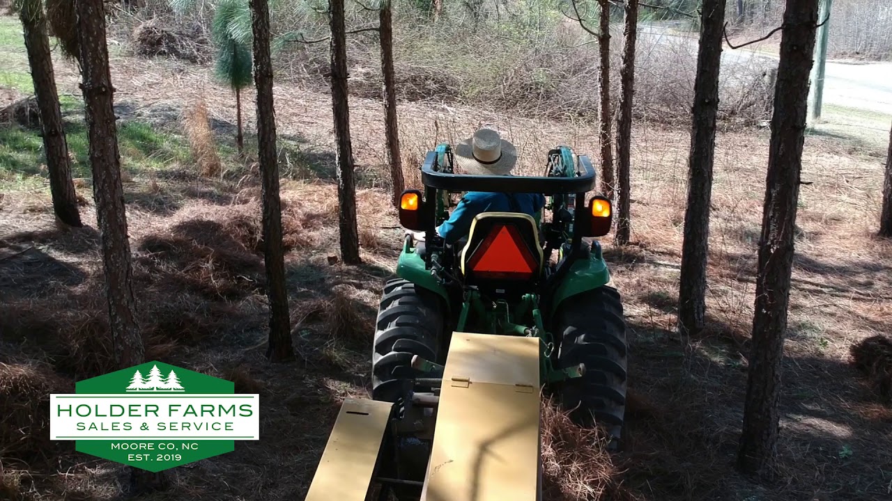 Holder Farms Sales & Service Pine Straw Baler Demo1