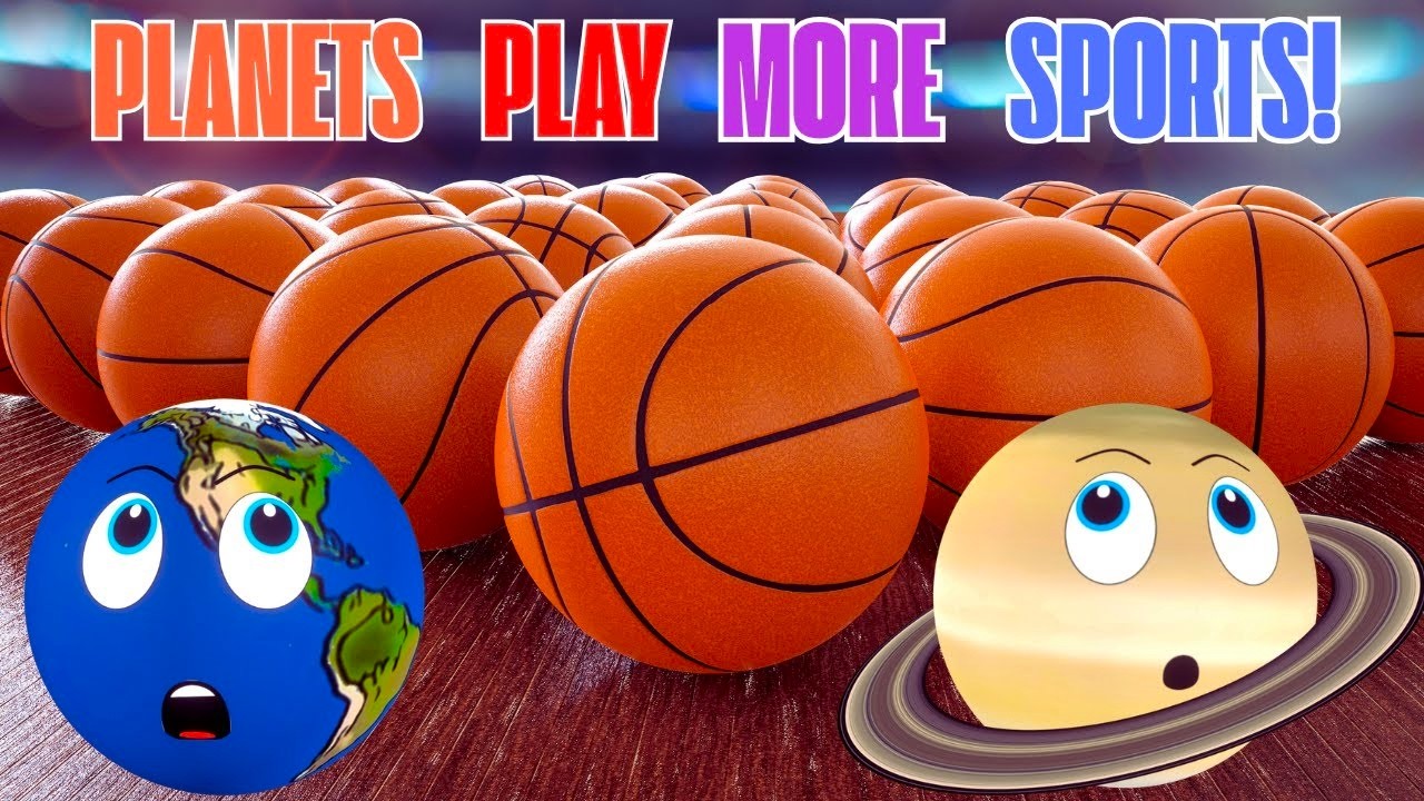Planet Sports! Sports Balls Planet Comparison - Space | Our Solar System | Videos for Kids