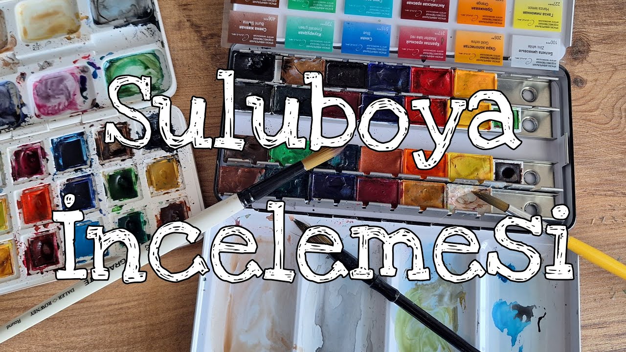 Suluboya İncelemesi (Van Gogh, St Petersburg, ArtZone, Zig) #reklam