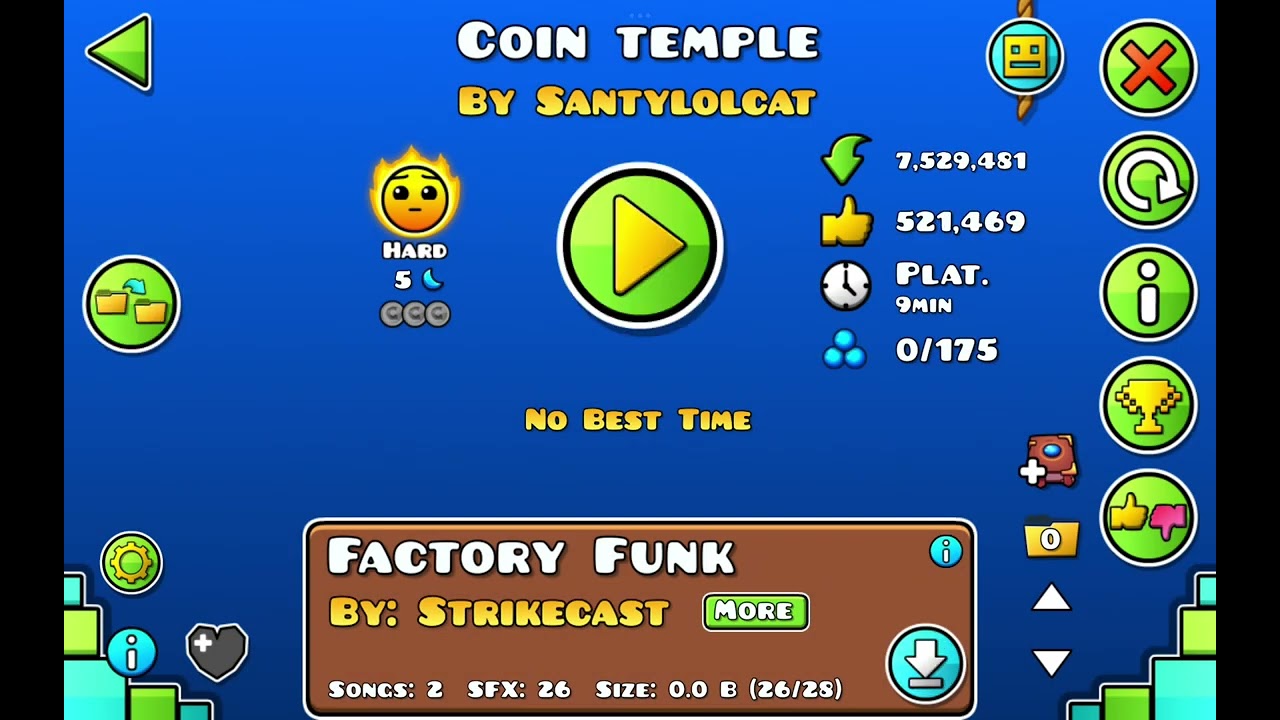 I'm getting many jumps and coins. | Geometry dash 2.0