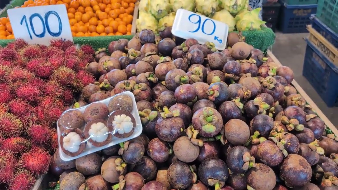 今日もパタヤの最強ローカル市場が楽しすぎる！🫶｜Pattaya Street Fruit Market｜ผลไม้พัทยา สด อร่อยมาก!