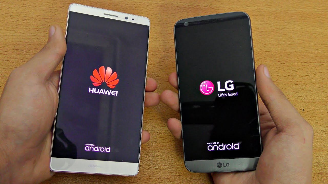 LG G5 vs Huawei Mate 8 - Speed Test (4K)