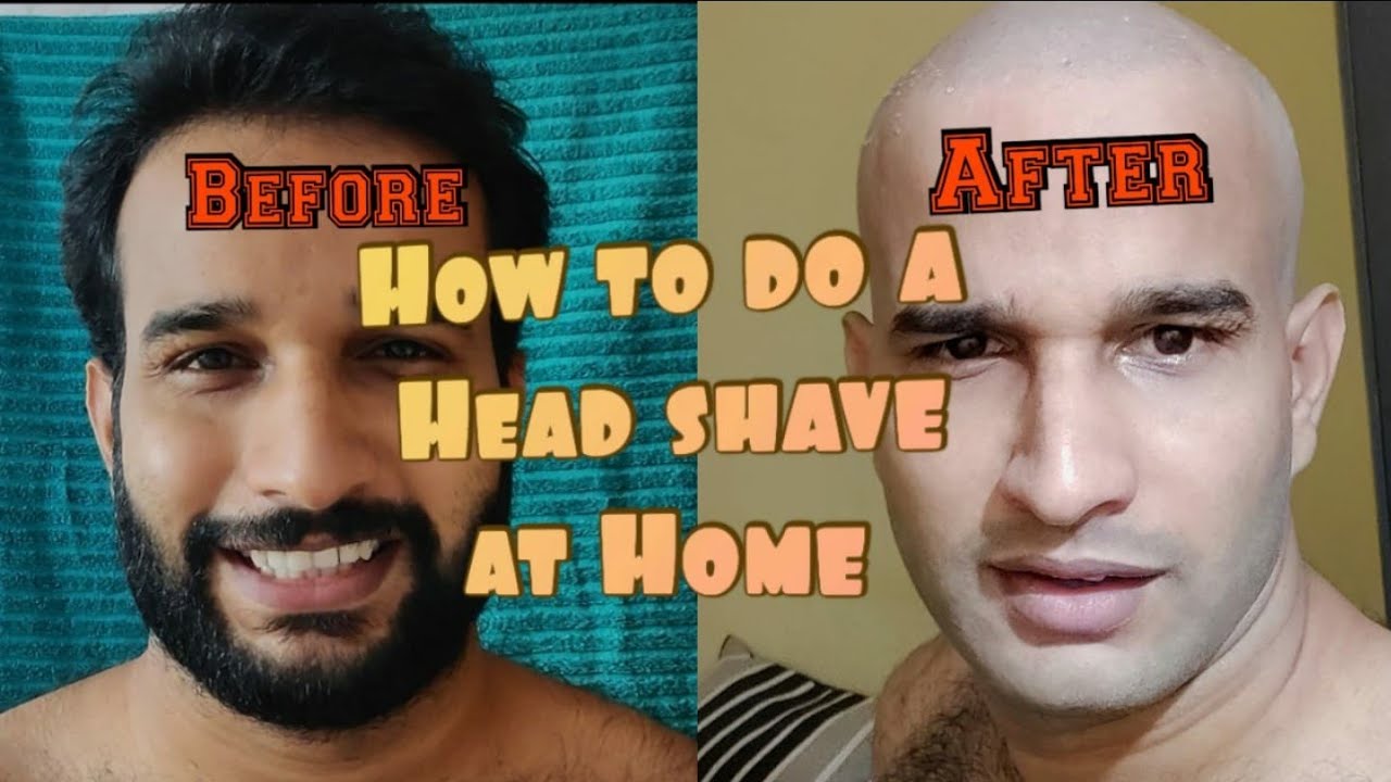 Как побрить голову дома с помощью бритвы | BUZZ CUT | как побрить голову во время карантина