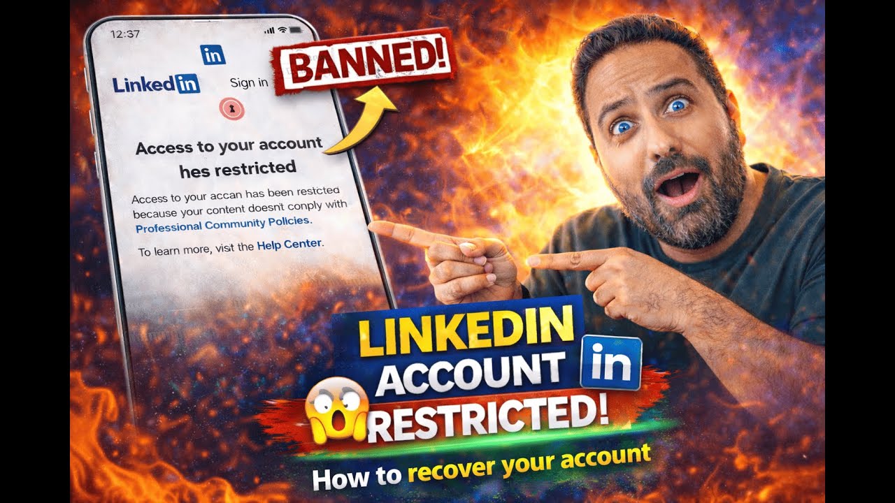 My Linkedin account got restricted. | How to Recover a Restricted LinkedIn Account | #linkedin