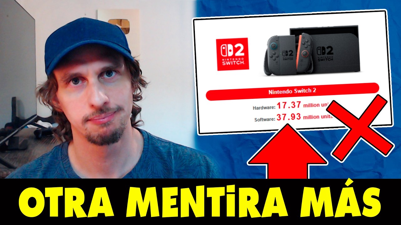 La Switch 2 NO vende juegos: La nueva MENTIRA Hater