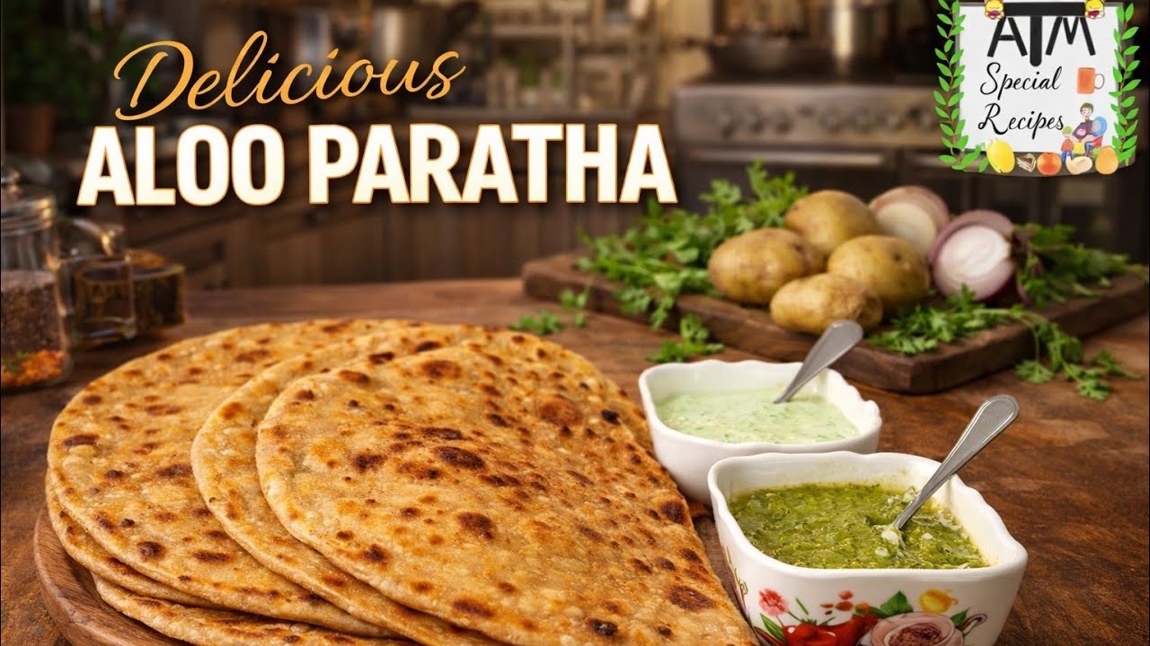 👉 Crispy Aloo Paratha Recipe | Easy Homemade Breakfast | ATM Special Recipes