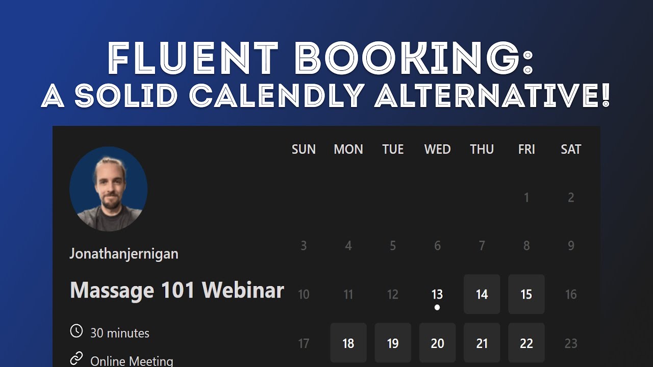Fluent Booking First Look - Calendly Alternative WordPress Plugin