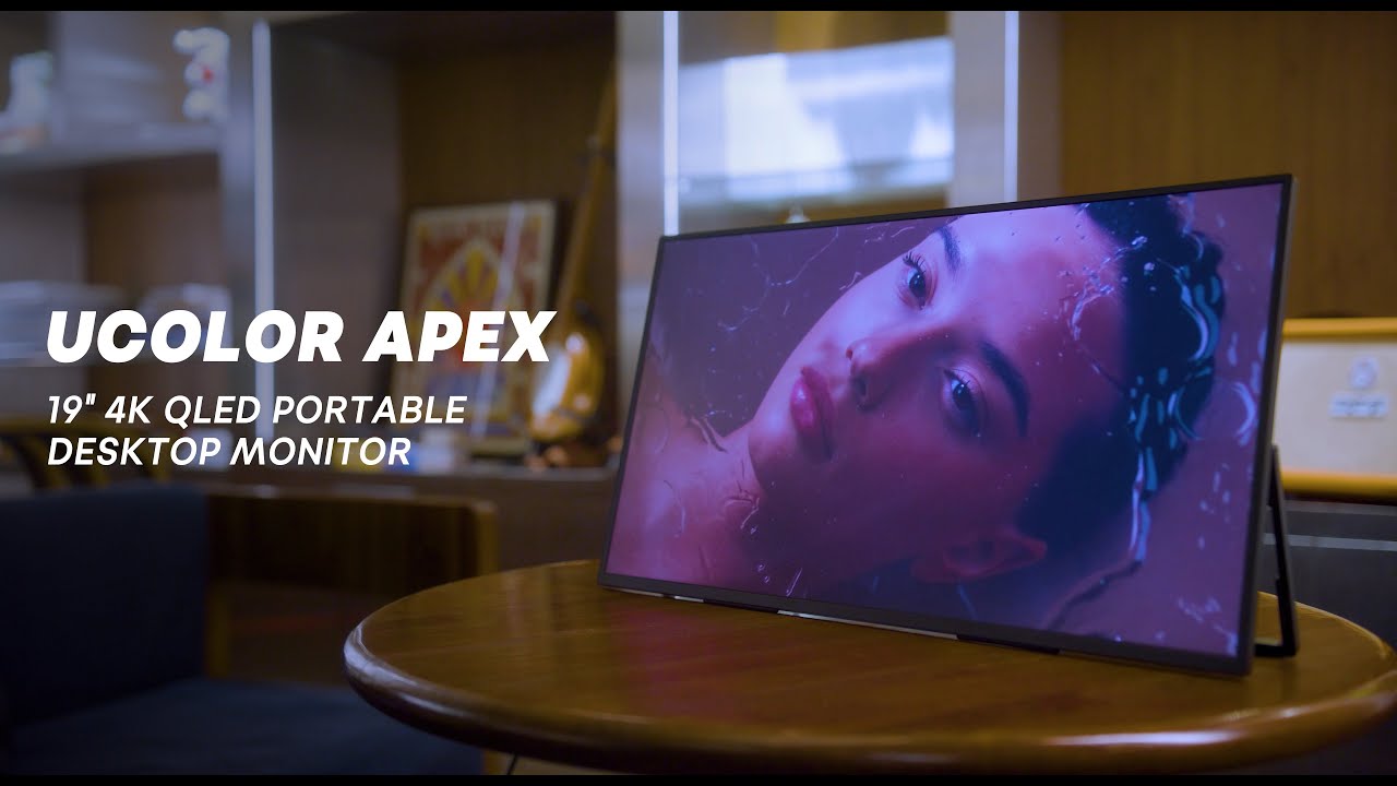 UPERFECT UColor Apex - 19 Inch 4K UHD Monitor QLED 144Hz Computer Display with HDR