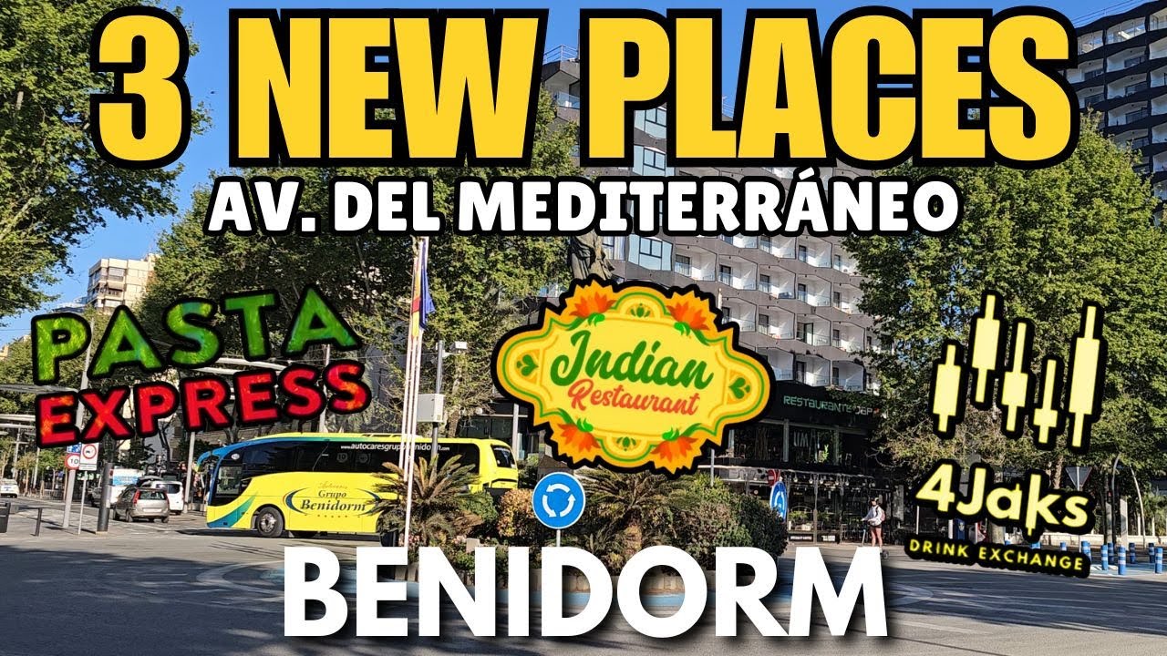 Benidorm - 3 *NEW* Bars & Restaurants Opening SOON!┃Av. del Mediterraneo