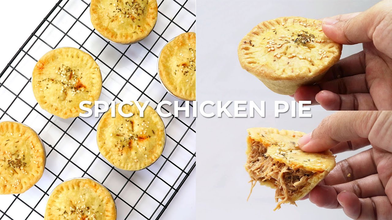 BIKIN PIE RENYAH ISI AYAM GURIH PEDAS // SPICY CHICKEN PIE RECIPE