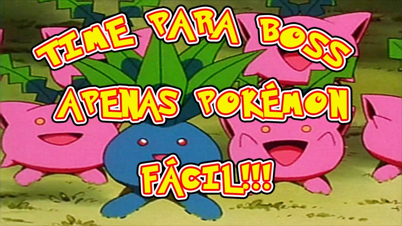 APRENDA COMO MONTAR UM TIME PARA FAZER BOSS SO COM POKEMON FÁCIL NO POKEMON REVOLUTION ONLINE!!!