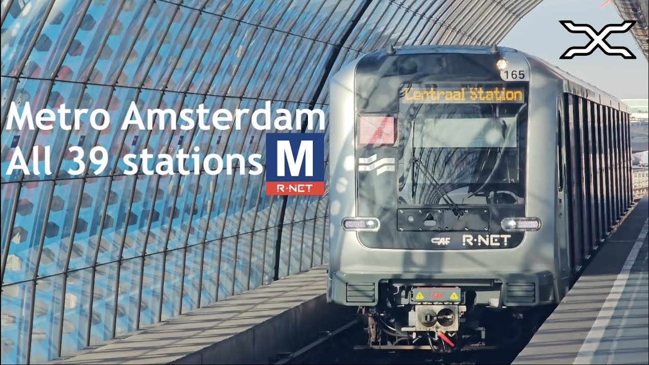 Metro Amsterdam | All 39 stations
