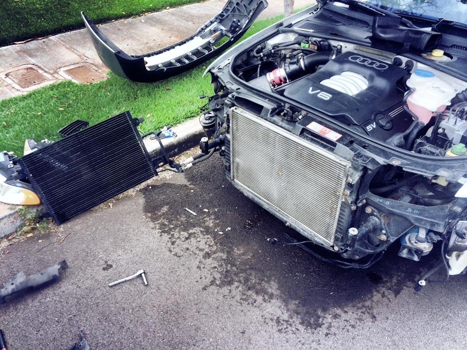 '01 Audi A4 B5 Front Bumper Removal
