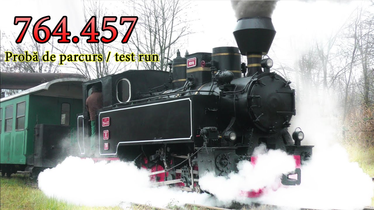 Probă de parcurs / Test run - CFF 764.457 - Crișcior (Înainte de plecarea la Vișeu de Sus)