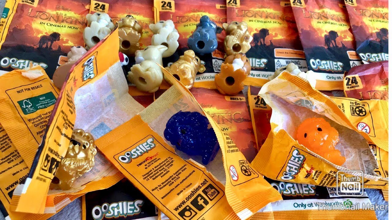 WOOLWORTHS OOSHIES Unboxing | Disney The Lion King OOSHIES Collectibles at Woolworths