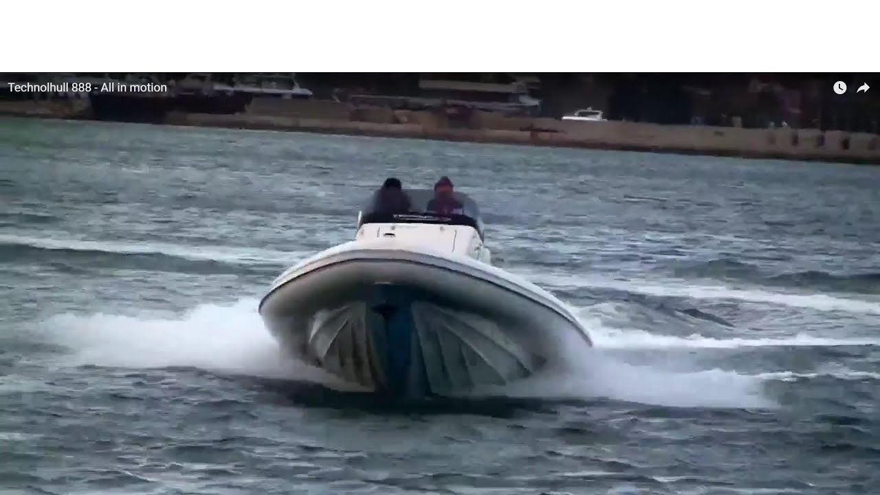 Journalistic presentation of a Technohull  888 boat on the TV show AllinMotion!!!