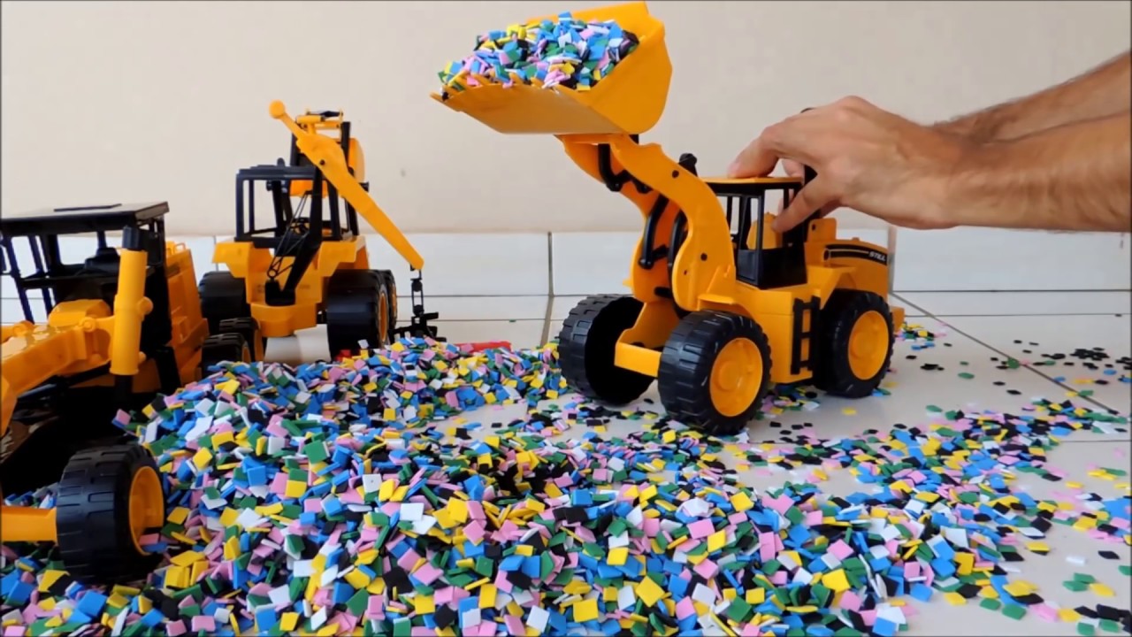 Trator de brinquedo p&aacute; carregadeira motoniveladora de brinquedo, carrinho de brinquedo