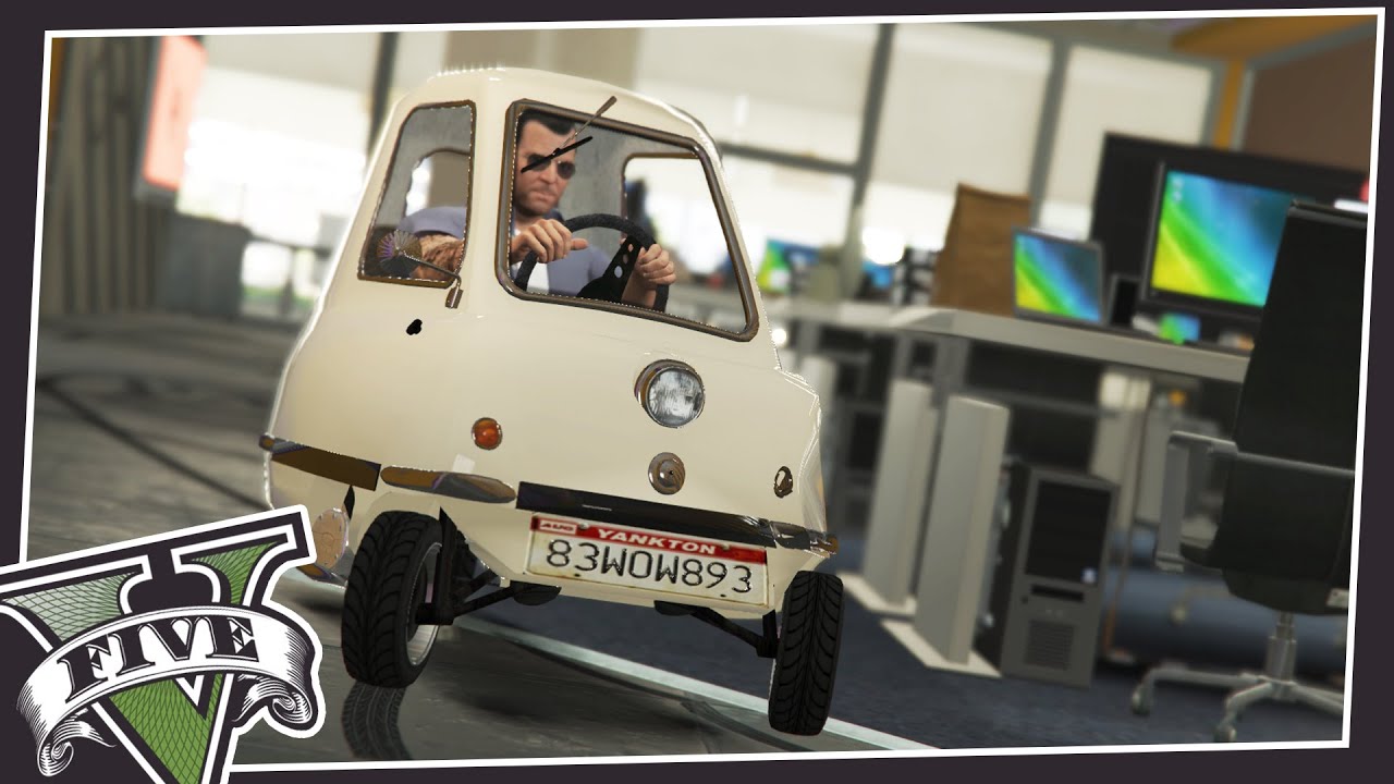 PEEL P50 INDOORS IN GTA 5! (As Seen On Top Gear)