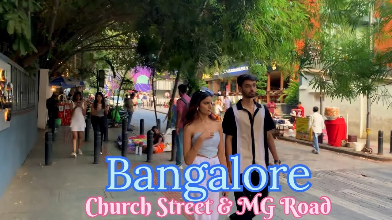 Walking around Church Street and MG Road Bangalore | A normal evening walk | Atul Rai