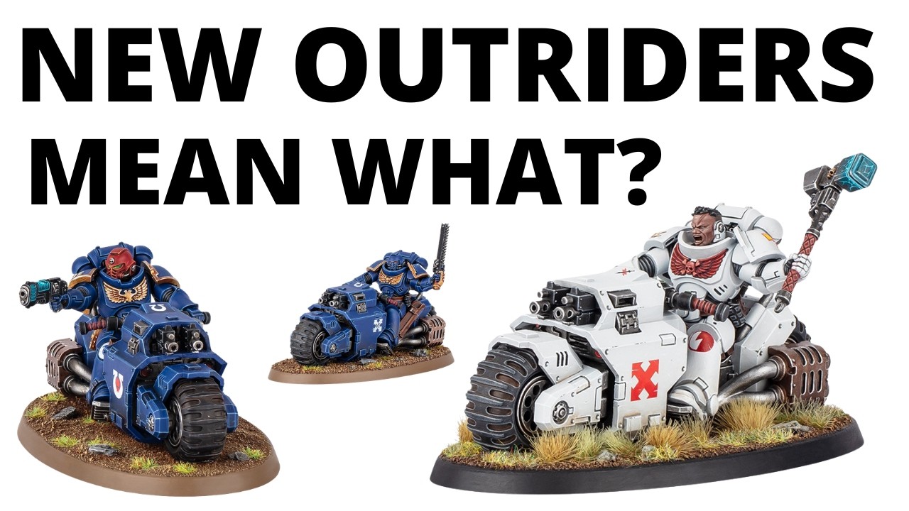 New Space Marine Outriders REVEALED - First Codex Space Marines Model Kit?