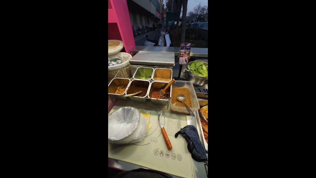 POV Livestream | Vendor Making Pancakes, Meat Wraps & Crispy Sausages | Real-Time Prep