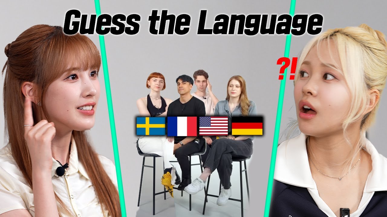 Can Korean Celebrities Distinguish English, French, Dutch, Swedish ONLY by pronunciation? (WEEEKLY)