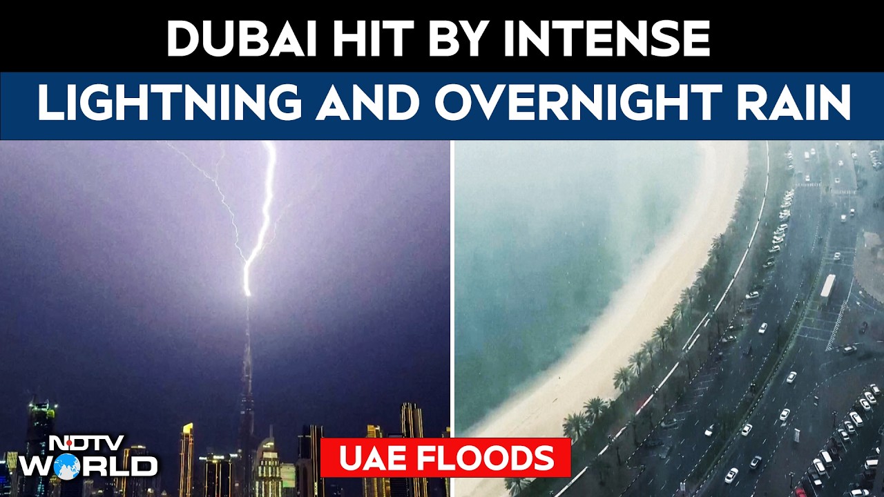 Dubai Rains Today: Heavy Thunderstorms And Rain Batter UAE And Gulf Region | UAE Flood 