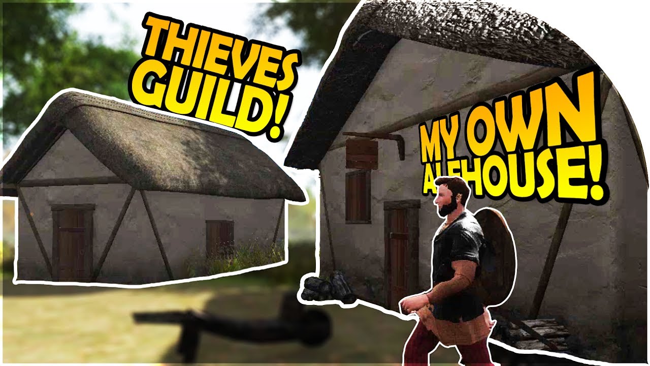 SAELIG DARK AGES SIMULATOR - MY OWN ALEHOUSE! - Building the THIEVES GUILD! - Saelig Gameplay Part 1