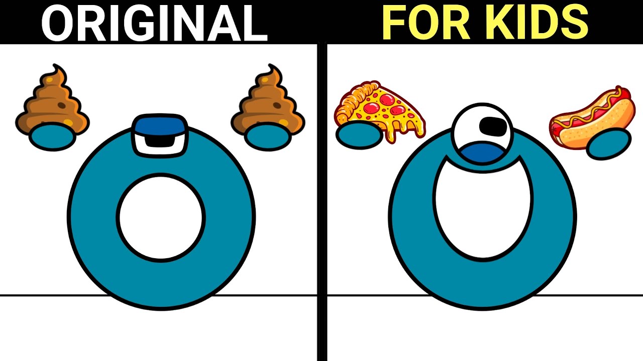 Hotdog and Pizza of Alphabet Lore O (DRAWING)