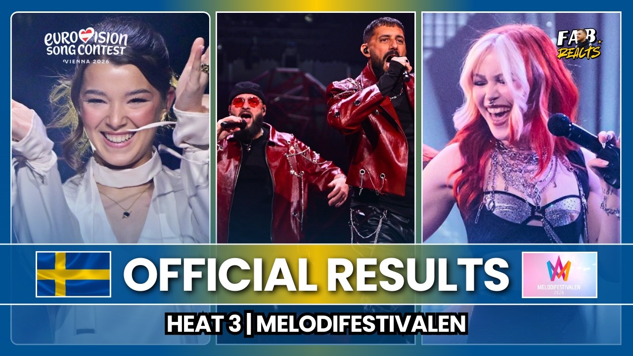Melodifestivalen 2026: Official Results - Heat 3 | SWEDEN 🇸🇪 ESC 2026 🎶😍 #esc2026