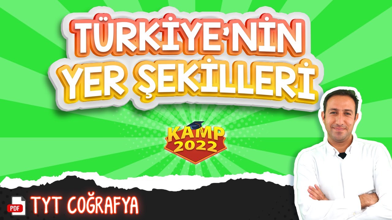 Türkiye'nin Yer Şekilleri  | TYT Coğrafya #Kamp2022 #tyt2022COG14