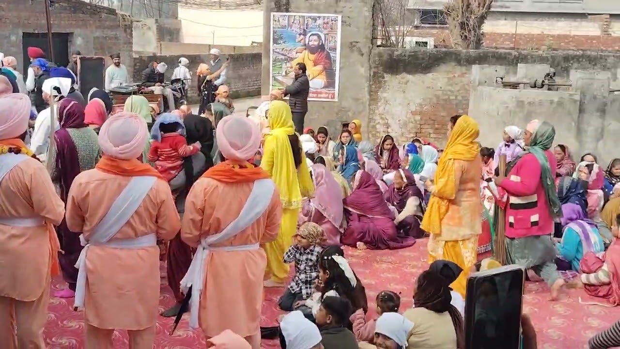    ਸ੍ਰੀ ਗੁਰੂ ਰਵਿਦਾਸ ਜੀ ਮਹਾਰਾਜ ਨਗਰ ਕੀਰਤਨ ਪੰਡੋਰੀ ਬੀਬੀ       Ravidass Mandir, Pandori Bibi, Punjab