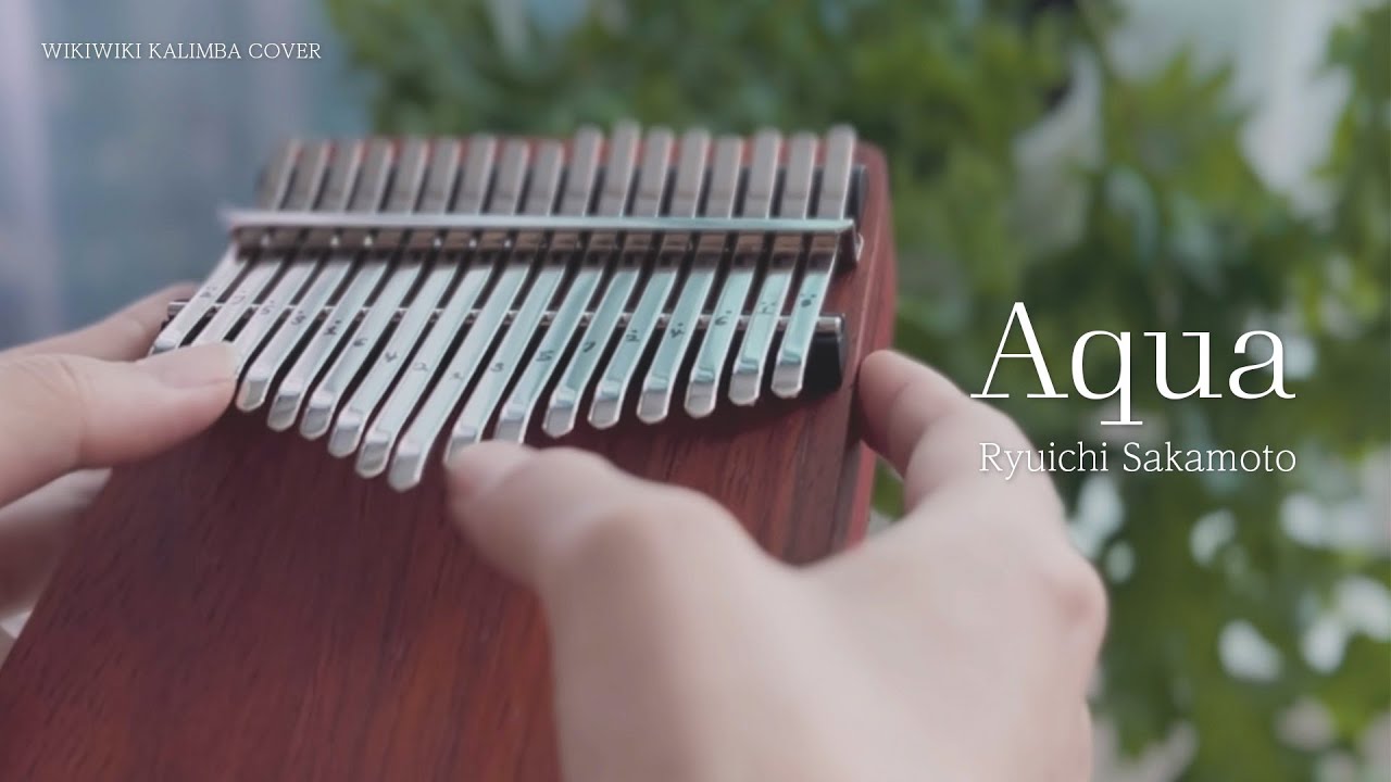 류이치 사카모토 (Ryuichi Sakamoto) - Aqua | 칼림바 연주&악보] | Kalimba Cover