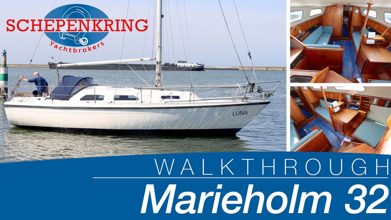Marieholm 32 for sale | Yacht Walkthrough | @ Schepenkring Lelystad