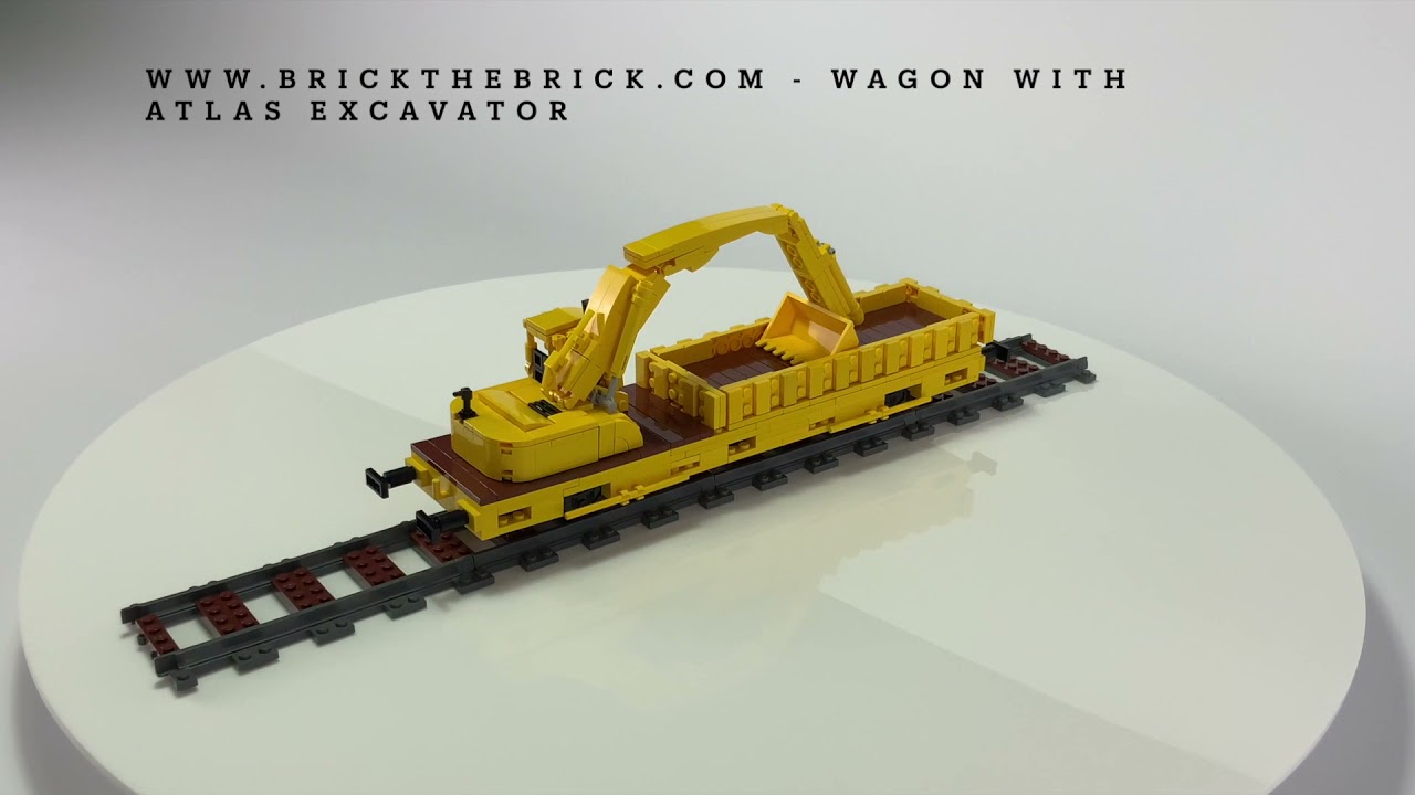 Wagon with Atlas Excavator Kibri 26250
