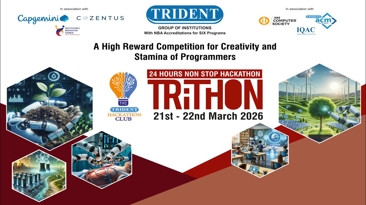 Dr. B.B. Panigrahi Address at TRITHON 2026 | Chief Mentor Speech | Trident Hackathon