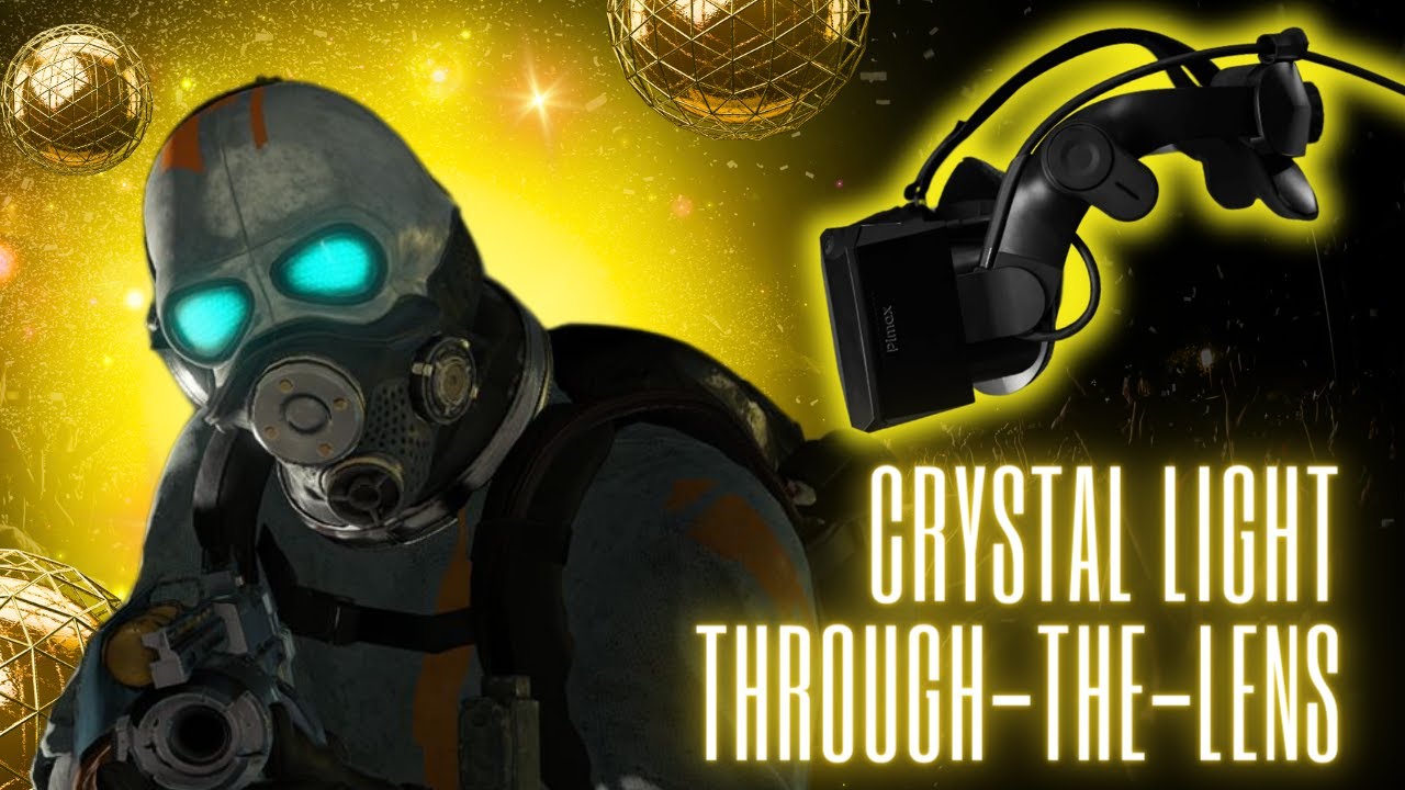 PIMAX CRYSTAL LIGHT THROUGH-THE-LENS: Half-Life Alyx - Dark Scenes