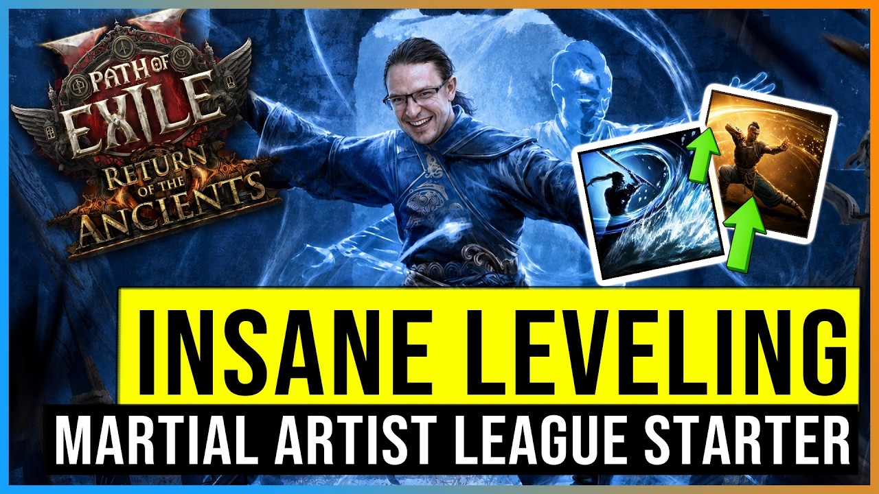 PoE2 0.5 BROKEN S-Tier Martial Artist Monk Leveling Build Guide - Monk League Starter
