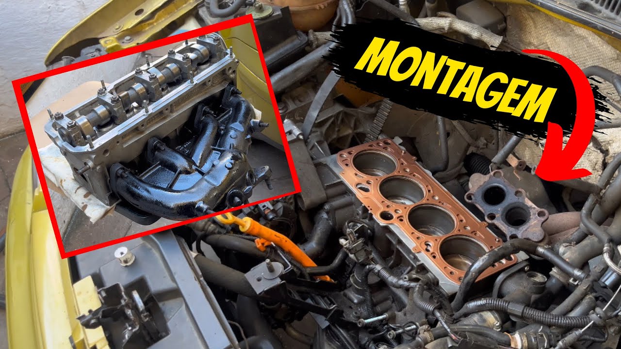 MONTANDO MOTOR DO GOLF SR 1.6 COM PARTE DE CIMA DO GOLF 2.0